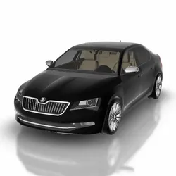 Vehicles & Machinery STL Download - Skoda Superbby 3DCARSALON