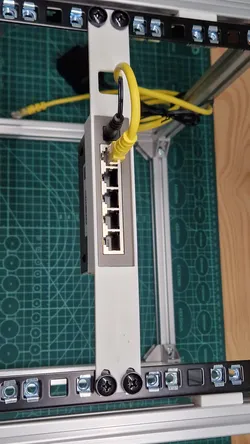10" rack Tenda switch plate 1/3U