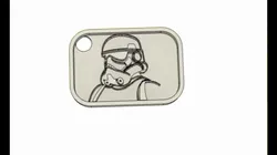 3D printer bestanden | 3MF | Storm Trooper Keychain