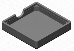 AMD CPU Case - bottom case with recess for easy removal