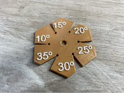 Angle gauge for sharpening