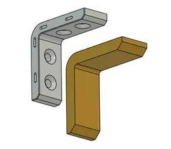 Bracket with screw cover