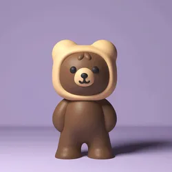 Characters & Creatures STL indir - Bread Bear - Pawprints