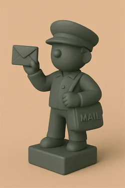 Cute lil' mailman
