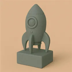 Cute lil' Rocket Ship
