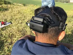DJI Goggles ,Holder Batt & cable with clips