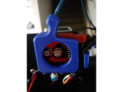 Ender 5 direct drive extruder cover, cable, and filament guide