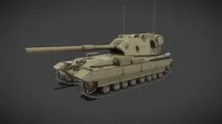 FV215b - 183  3D model