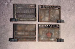 Gates for Soviet wall