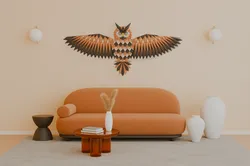 Geometric Owl wall art