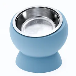 Pets STL Descărcare - High Mouth Ergonomic Elevated Feeder - MysticTech3D