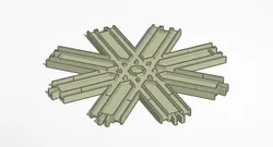 plarail diagonal cross+plarail 4 way cross bundle