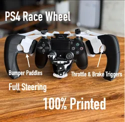 PS4 Controller Racing Wheel 100% 3D printed - TEST FIT
