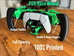 PS5 Controller Racing Wheel 100% 3D printed - TEST FIT