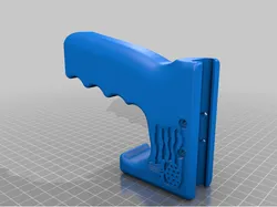 Punisher logo angled fore grip