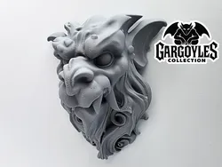 Stone Gargoyle Face - Wall Mount