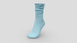 Tip Toe Ankle Socks With Ribbon