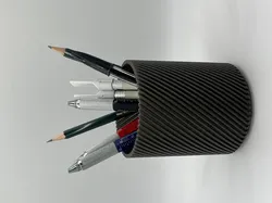 Twisted pencil pot