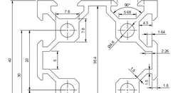 4040 Aluminum Extrusion Dimensions