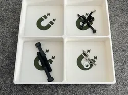 Bandeja Magnética para Piezas – 4 Compartimentos - Modelo de impresión 3D gratuito