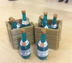 Champagne Bottle (1:18 scale)
