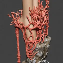 Coral shoes for Monster High doll G1