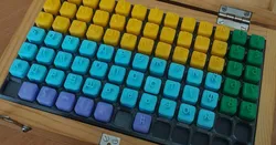 Cyrillic letters for clay modeling (sorts, stamps)