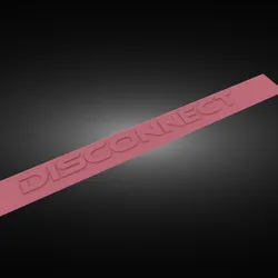 Disconnect Trim for PCIe dustprotection Plugs