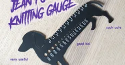Jean pull - knitting gauge