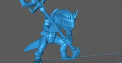 KUO-TOA / DEEP ONE / FISH-MAN WARRIOR, pose 1