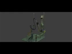 Laboratory Chemistry Equipment Low-poly 3D model
