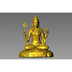 🔱 Lord Shivji (Mahadev): High-Detail 3D Solid STL 🕉️✨