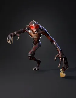 ONE SINGLE CHARACTER ONLY Create exactly 1 humanoid monster No group