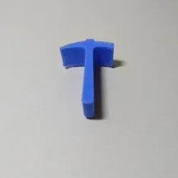 Pickaxe Symbol Meeple Silhouette – 3D Printable Game Token
