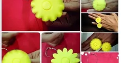 Rotating flower Accessories ( ring , necklace)