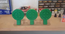 Rubberband gun target