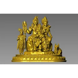 🔱 Shiv Parivar: High-Detail 3D Solid STL Masterpiece 🕉️✨