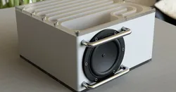 Skeleton Waveguide Subwoofer Speaker - (Fusion 360 archive included)