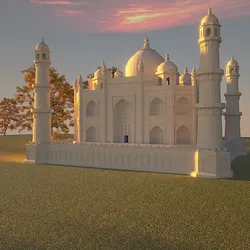 Taj Mahal 3D Print Model