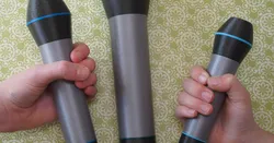 Twist-and-lock microphone toy / prop