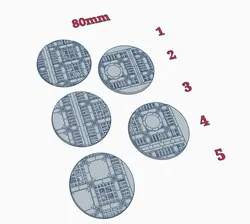 80mm bases "Walkway"