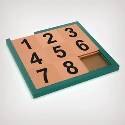 Board Games & Card Games STL Download - Sliding Puzzleby Furqan03