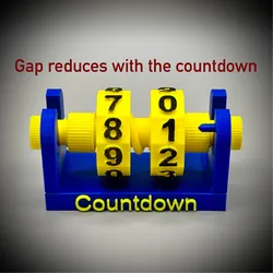 Event Countdown with Hexagon Wheels