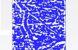 Forest pattern stencil