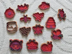 Insect Bugs Honey Bee Cookie Cutter Playdoh Stamp Pack