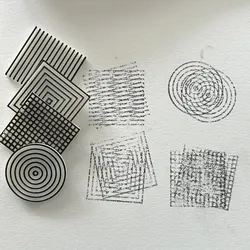 Moiré Pattern Stamps.