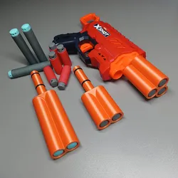 Shotgun Barrel Inserts (2x/3x Short Dart, 2x Elite) ___ for foam dart blasters