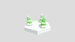 Spruce low poly