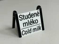 Table sign (stackable)