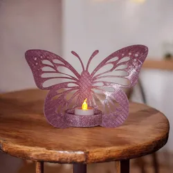 Tealight Buetterflies Set Of 3